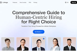 design modern job board website recruitment website staffing agency website