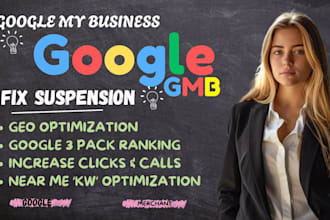 skyrocket fix optimize, and rank your google my business gmb, citation, SEO maps