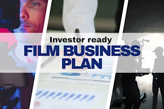 write investor ready film business plan, film pitch deck, film production budget
