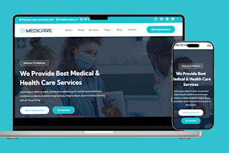 build healthcare website medicare doctor clinic urology dental home care website