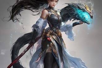 do dnd character art, fantasy illustration or concept art