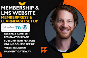 build memberpress membership website learndash lms membership website