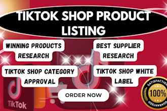 do shopify product listing tiktok shop product listing and tiktok shop manager