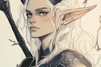 make a amazing dnd party d and d character for you