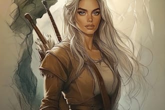 create amazing d or dnd character for you