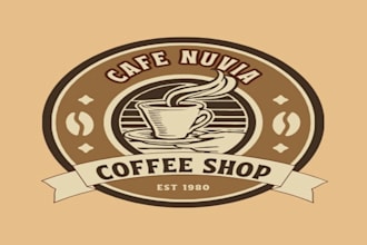 design professional logo design for cafe
