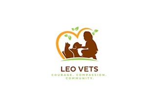 design vets evolution veterinary care logo
