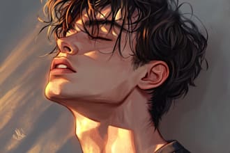 draw pfp or anime character  , fanart, original character