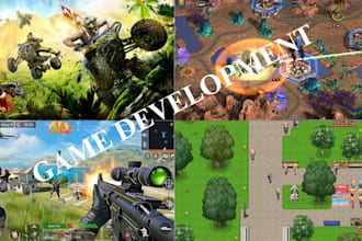 develop unity 2d 3d game development game metaverse game pc mobile web reskin ui