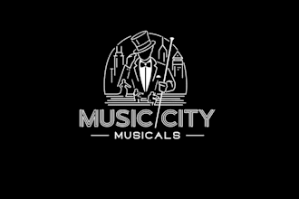 design musical theater incubator music city logo