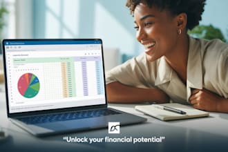 create a custom excel spreadsheet, google sheet, finance, budget tracker planner