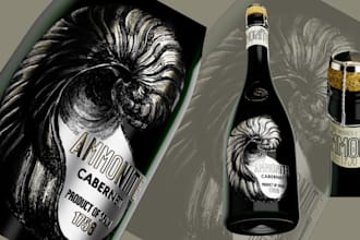 create logo,label design for bottle, juice, wine, gin ,tequila, beer, whisky