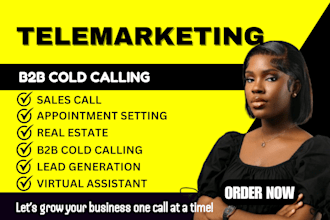 telemarketing b2b cold calling real estate appointment setter virtual assistant