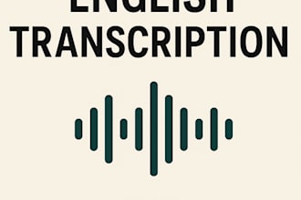 accurately transcribe english audio or video to text
