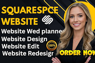 redesign squarespace website for wedding planners, photographers and creatives