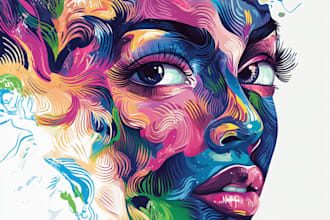 make magical abstract art, psychedelic,