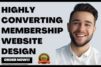 develop wordpress membership website lms website subscription coaching website