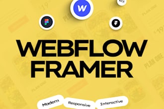 redesign website in webflow or framer, webflow expert