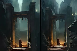 draw awesome environment concept art