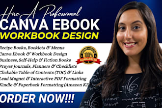create canva ebook design workbook journal planner book design, book formatting