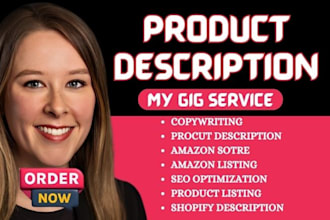 write amazon listing store product description copywriting seo optimization