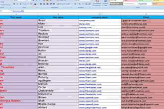 do web research, convert PDF, word, ms, and excel entries