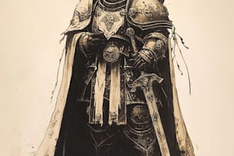 draw your star wars, warhammer 40k or starcraft character