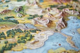 make a your fantasy map, worldmap, battlemap for dnd etc