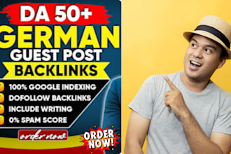 high da german guest post with dofollow german backlinks for SEO