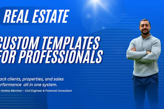 build custom excel templates for real estate professionals