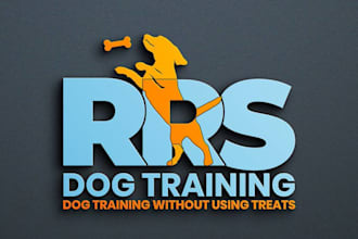 do modern high quality animal dog pet care veterinary logo