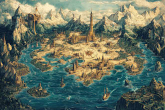 draw fantasy maps and city maps