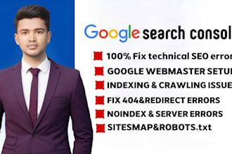 do gsc audit, fix 404 and crawl errors and indexing problems