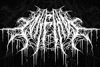 do a metal,hardcore,heavy metal, black metal band logo