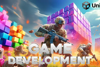 develop custom 2d or 3d game in unity for PC, mobile, or web