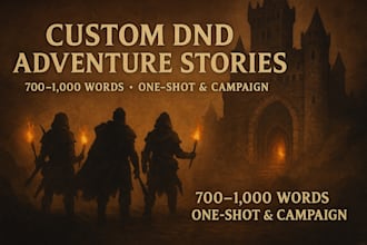 write custom dnd adventure stories and campaign quests