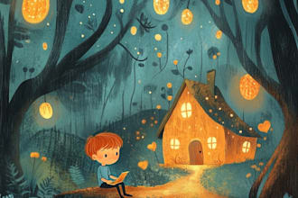 design cute children book cover, children book illustrations