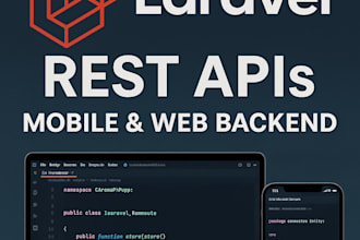 build high performance laravel rest apis mobile web backend