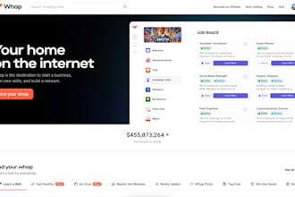 setup whop community with memberships whop digital products with affilliate