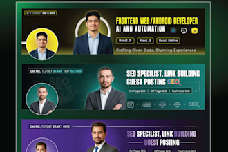 create modern banner designs for all platforms