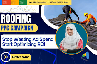 get you roofing leads with high converting and lower CPC google ads ppc campaign