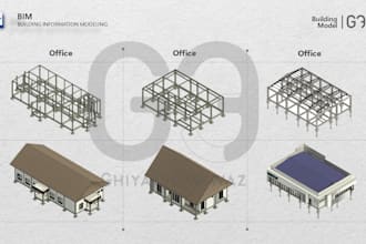 do 3d model bim from 2d drawing
