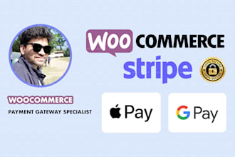 integrate apple pay google pay with woocommerce website