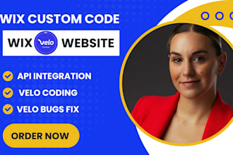 create and maintain your wix site with wix code, velo and databases