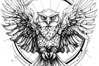 design line art traditional tattoo and tshirt design