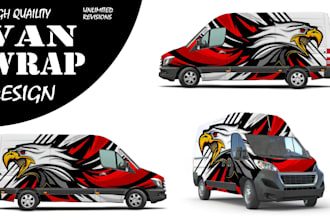 design a vehicle wrap, cars, pickups, food truck wrap design