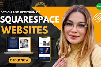 build squarespace website, design or development squarespace website