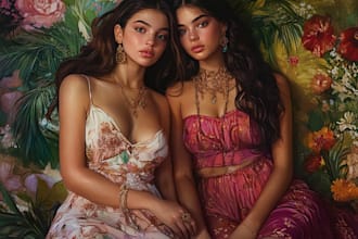 make cool friendship portrait and friendship portrai