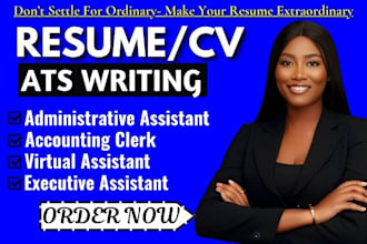 write administrative executive assistant contract office manager resume writing