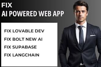fix replit supabse bolt new ai lovable ai buildship langchain vercel prisma api